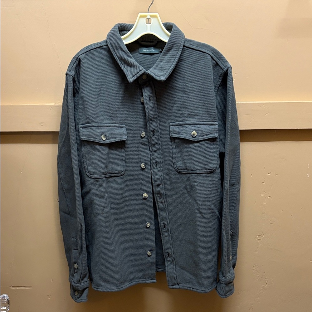 Thread & Supply Men's Dark Gray Shirt Jacket